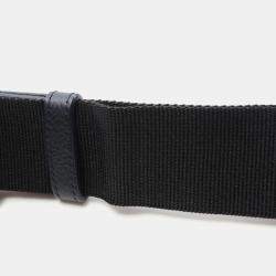 Pre Owned Christian Dior Dior Atelier Roller Shoulder Bag Leather Navy