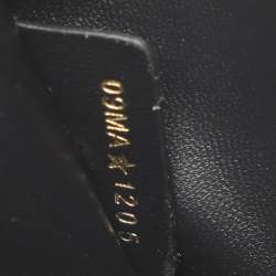 مملوكة مس بقًا Dior Toujours Medium Black/Gold Leather and Tweed Tote