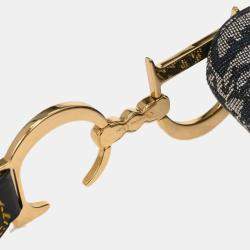مملوكة مسبقًا Christian Dior Navy Trotter Saddle Handbag