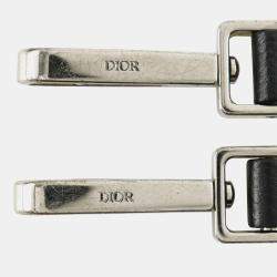 مملوكة مسبقًا Dior Black Mini Grained Calfskin Saddle Tote