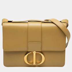 Pre Owned Dior Brown Leather 30 Montaigne Flap