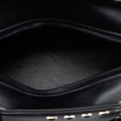 مملوكة مسبقًا Dior Black Medium Lambskin Studded Crystal Pearl Lady Dior