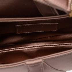 مملوكة مسبقًا Dior Pink Mini Satin Crystal Embellished Saddle Bag