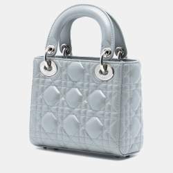 مملوكة مسبقًا Mini Lambskin Cannage Lady Dior
