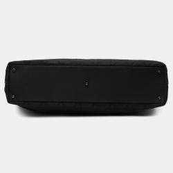 مملوكة مسبقًا حقيبة ديور كاناج نايلون سوداء كبيرة جدًا ليدي ديور