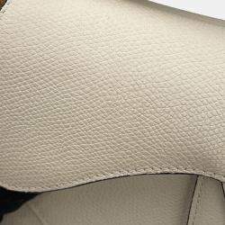 مملوكة مسبقًا Dior Saddle Bag White Leather Size Mini