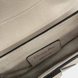 مملوكة مسبقًا Dior Saddle Bag White Leather Size Mini