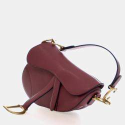 Pre Owned حقيبة سرج ديور جلود صغيرة كريستيان ديور