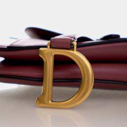 Pre Owned حقيبة سرج ديور جلود صغيرة كريستيان ديور