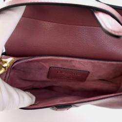 Pre Owned حقيبة سرج ديور جلود صغيرة كريستيان ديور