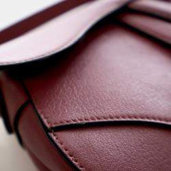 Pre Owned حقيبة سرج ديور جلود صغيرة كريستيان ديور