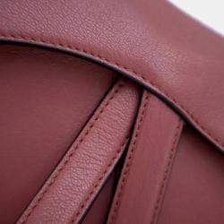 Pre Owned حقيبة سرج ديور جلود صغيرة كريستيان ديور