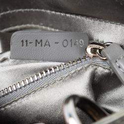 Pre Owned Mini Satin Cannage Strass Crystal Embellished Lady Dior