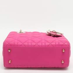 مملوكة مسبقًا Dior Lady Dior My ABCDior Small Pink Cannage Leather Tote