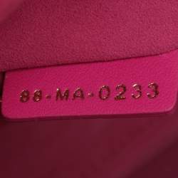 مملوكة مسبقًا Dior Lady Dior My ABCDior Small Pink Cannage Leather Tote