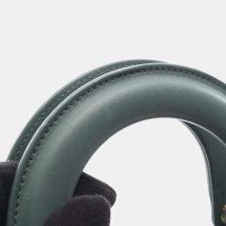 مملوكة مسبقًا حقيبة كريستيان ديور ليدي جلدية صغيرة خضراء