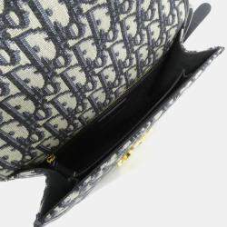 Pre Owned Christian Dior Dior Oblique 30 Montaigne Shoulder Bag