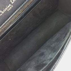 مملوكة مسبقًا حقيبة كتف ديور ديوراما جلد أسود M0422CWSR