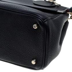 Pre Owned حقيبة كتف ديور بي ديور جلد أزرق كحلي صغيرة