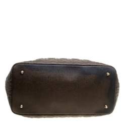 Pre Owned حقيبة ديور باناريا شوبر كانفاس وردي مقوى متوسطة