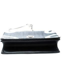 مملوكة مسبقًا حقيبة كتف ديور ديورما جلد أخضر بقلاب