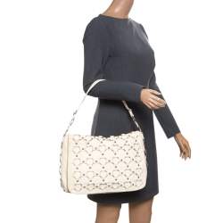 Pre Owned حقيبة ديور كروازت جلد كريمية