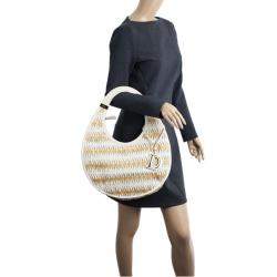 مملوكة مسبقًا Dior Diorita Contrast Twist Medium Hobo