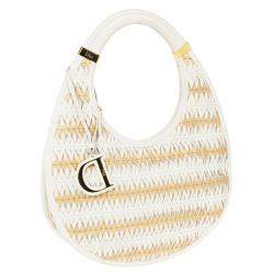 مملوكة مسبقًا Dior Diorita Contrast Twist Medium Hobo