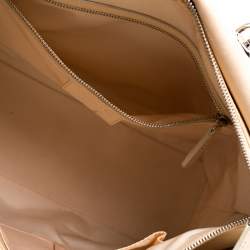 Pre Owned Dior Cream Cannage Quilted Leather Granville Tote