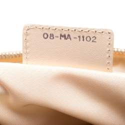 Pre Owned Dior Cream Cannage Quilted Leather Granville Tote