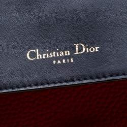 Pre Owned Dior Red Leather Medium Be Dior Top Handle Bag