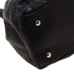 Pre Owned Dior Black Cannage Leather Le Trente Hobo