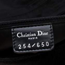 مملوكة مسبقًا حقيبة كتف ديور ماريس بيرل شعر عجل مزخرفة سوداء