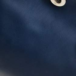 مملوكة مسبقًا Dior Blue Leather Diorissimo Large Tote Bag