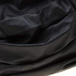 مملوكة مسبقًا حقيبة ديور ليبرتين جلد بطيات سوداء