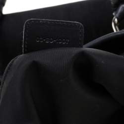 مملوكة مسبقًا Dior Black Diorissimo Canvas Charming Satchel