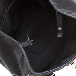 مملوكة مسبقًا Dior Black Diorissimo Canvas Charming Satchel