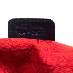 مملوكة مسبقًا حقيبة يد ديور ليدي ديور كبيرة جلد كحلية