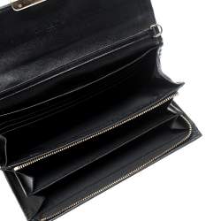 Pre Owned محفظة ديور نيولوك نمط كاناج مبطن بسلسلة