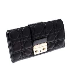 Pre Owned محفظة ديور نيولوك نمط كاناج مبطن بسلسلة