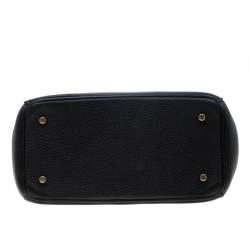 Pre Owned Dior Black Leather Mini Be Dior Top Handle Bag