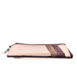مملوكة مسبقًا Dior Multicolor Leather Zipped Card Holder