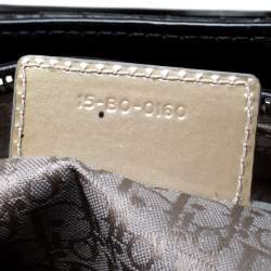 مملوكة مسبقًا Dior Black Patent Leather Large Lady Dior Tote