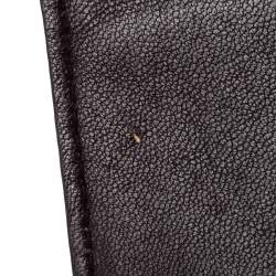 مملوكة مسبقًا Dior Burgundy Leather Lady Dior Wallet on Chain