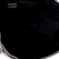 مملوكة مسبقًا حقيبة يد ديور بليس جلد طية رمادية