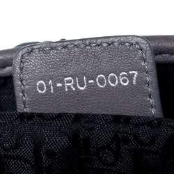 مملوكة مسبقًا حقيبة يد ديور بليس جلد طية رمادية