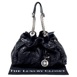 مملوكة مسبقًا Dior Black Cannage Leather Le Trente Hobo