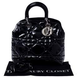 مملوكة مسبقًا Dior Black Cannage Quilted Leather Granville Tote