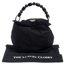 Pre Owned Dior Black Nylon Malice Hobo