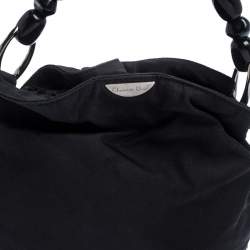 Pre Owned Dior Black Nylon Malice Hobo